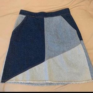 Zara colorblock skirt